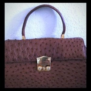 Ostrich handbag